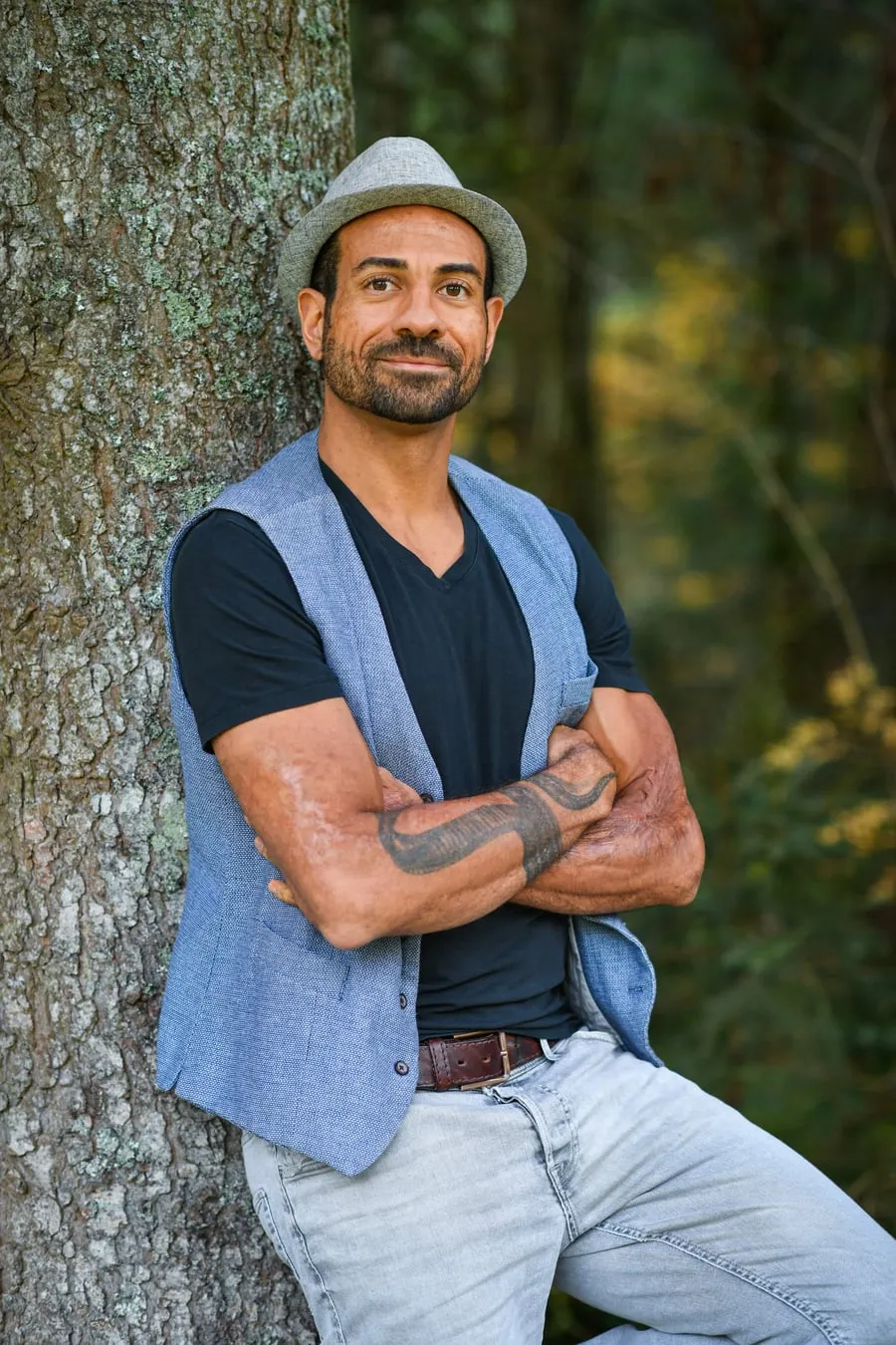 Stephan Fontana im Wald